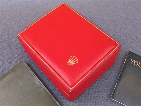 vintage rolex red box|rare old rolex box.